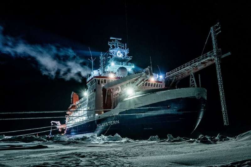 Several hundred scientists from 20 countries travelled in the icebreaker 'Polarstern'