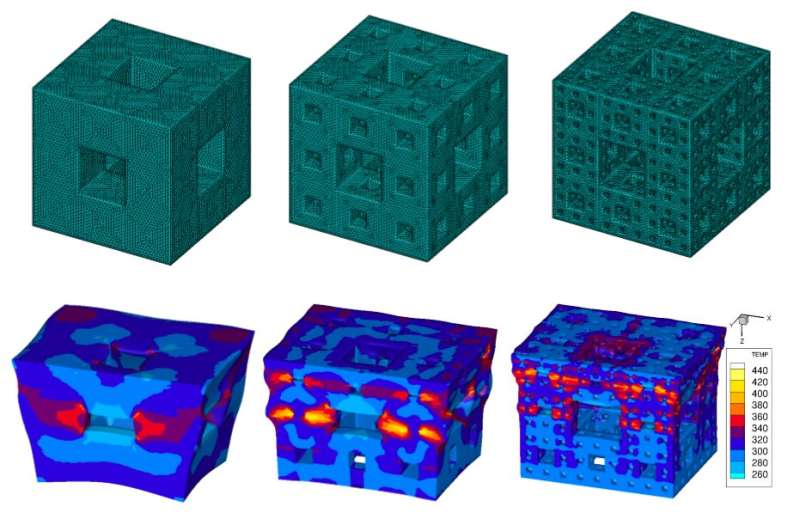Shock-dissipating fractal cubes could forge high-tech armor