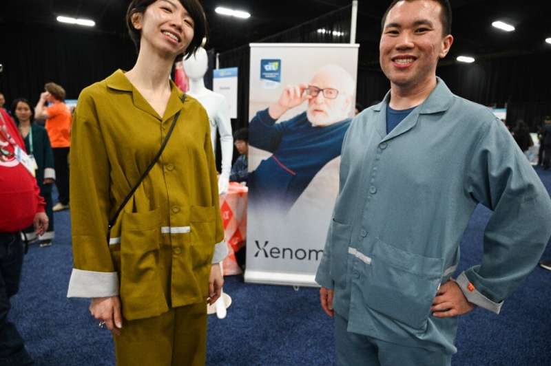 Smart pajamas from Japan-based startup Xenoma can be used to discreetly monitor the health vitals of seniors