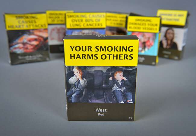 Smokers turned off by plain packs, survey shows