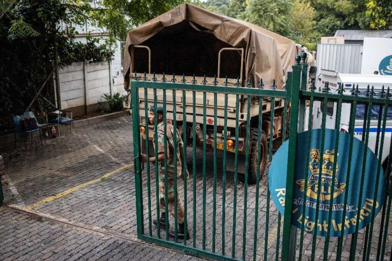 South Africa announced a three-week lockdown &quot;to avoid a human catastrophe&quot; with soldiers patrolling the streets to en