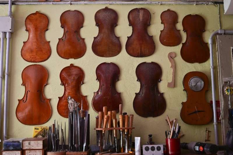 Stefano Conia's workshop—just one of the 160 in Cremona—has not changed for decades