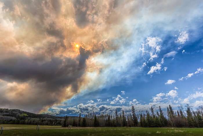 Study finds less impact from wildfire smoke on climate