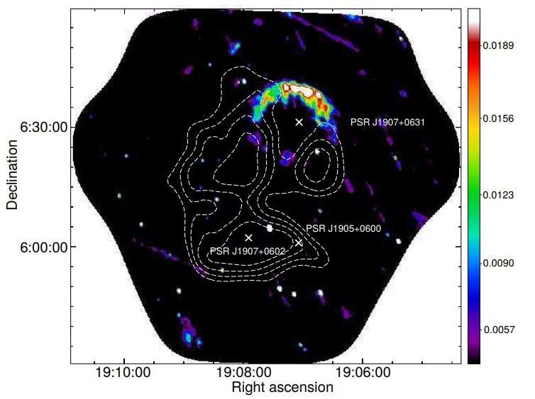 Study probes the origin of the very high energy gamma-ray source VER J1907+062