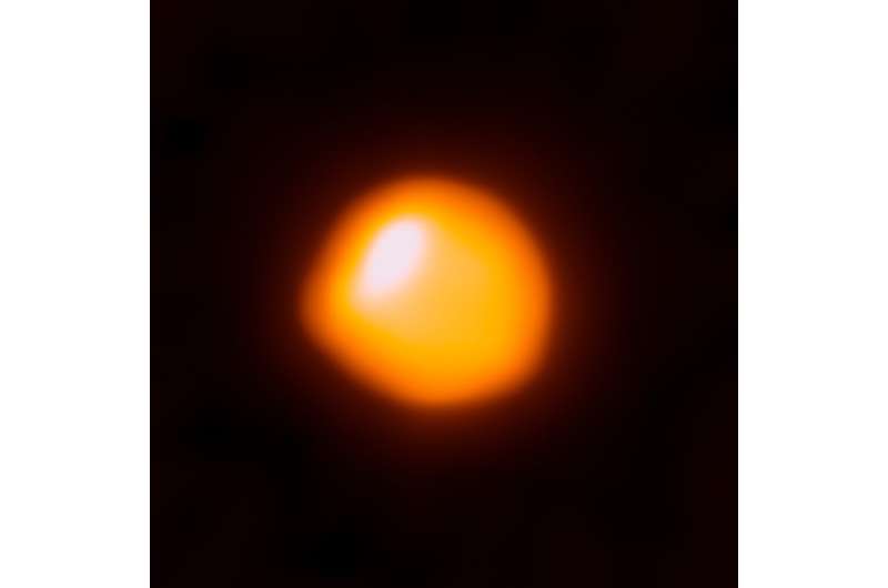 Supergiant star Betelgeuse smaller, closer than first thought