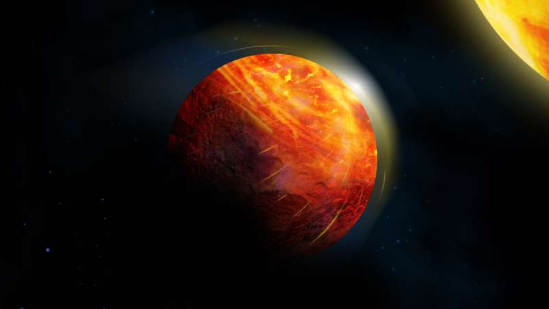 Supersonic winds, rocky rains forecasted on lava planet