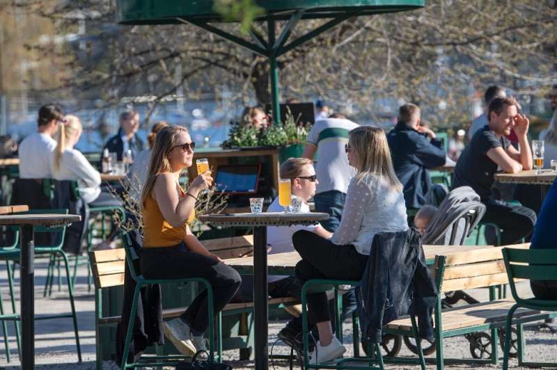 Swedes have continued to socialise—albeit in small groups