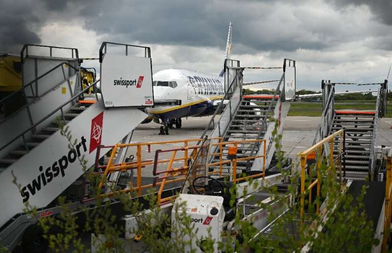 Swissport will have less need for its stairs and cargo trolleys as airline traffic remains depressed