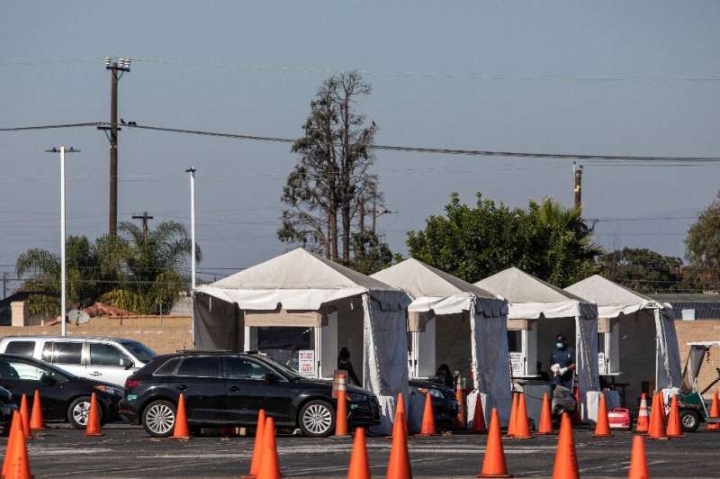 Testing including at drive-in sites has revealed a million new cases in less than a week in the US
