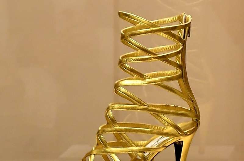 The exhibition's more modern takes on ancient footwear would cause Imelda Marcos to swoon
