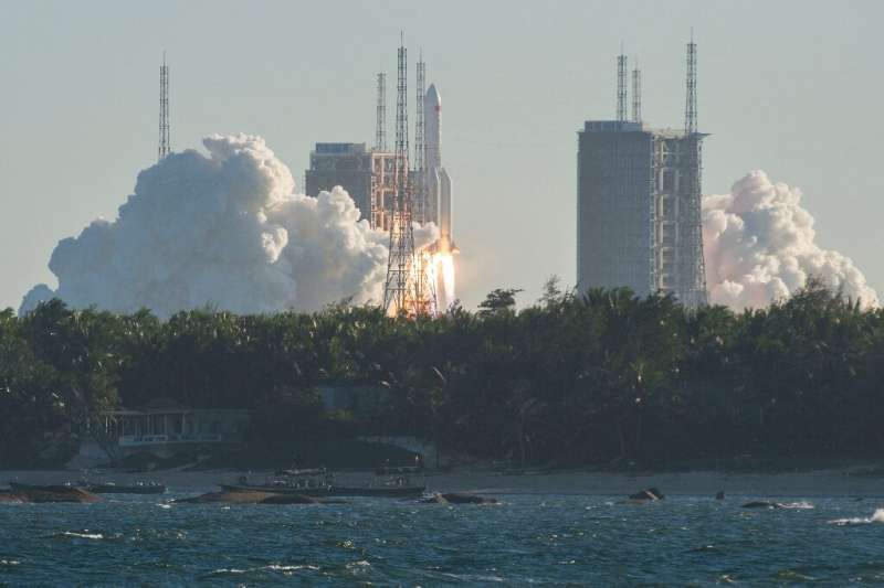 The launch was a major test of China's ambitions to operate a permanent space station and send astronauts to the Moon