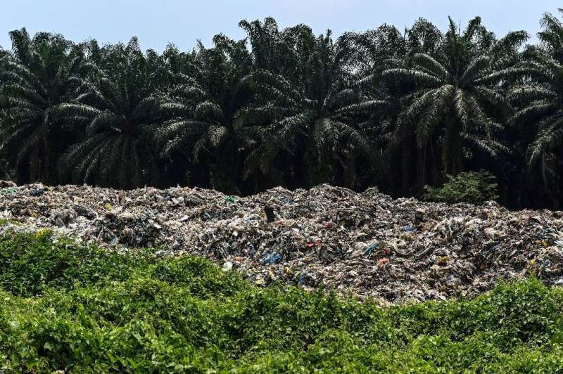 The Malaysian district of Jenjarom quickly became flooded with rubbish after a move by China to restrict its waste recycling saw
