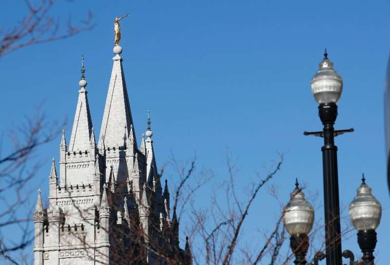 The Salt Lake Temple, one of the Mormon Church's largest and most famous buildings, sustained damage