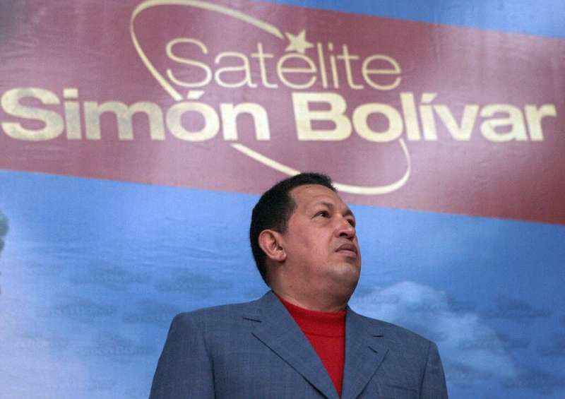 The Simon Bolivar communications satellite was launched in 2008 during the presidency of late Venezuelan leader Hugo Chavez (199