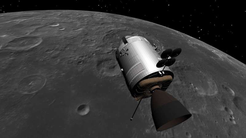 Time-travelling ESA team explore a virtual moon