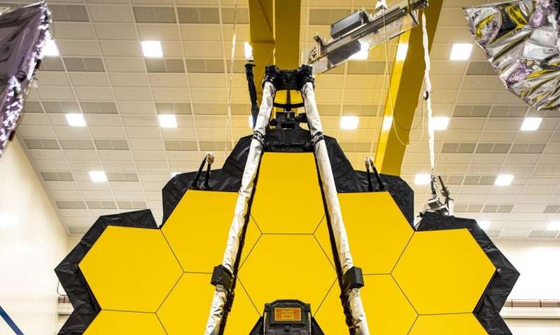 Tower extension test a success for NASA's James Webb Space Telescope