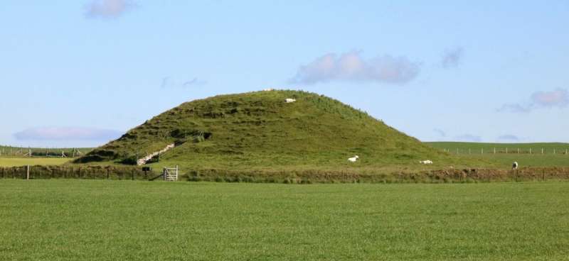 Upside down houses for the dead at Maeshowe
