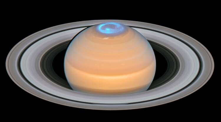 What makes Saturn's atmosphere so hot