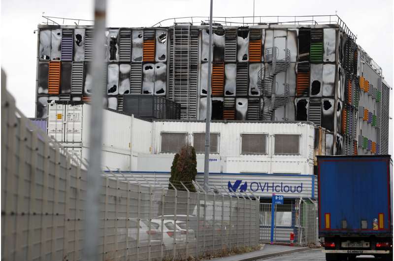 Fire at French cloud computing firm disrupts websites