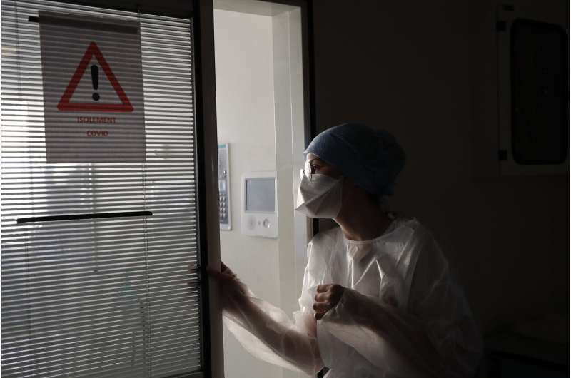 French virus surge raises harrowing specter of ICU overloads