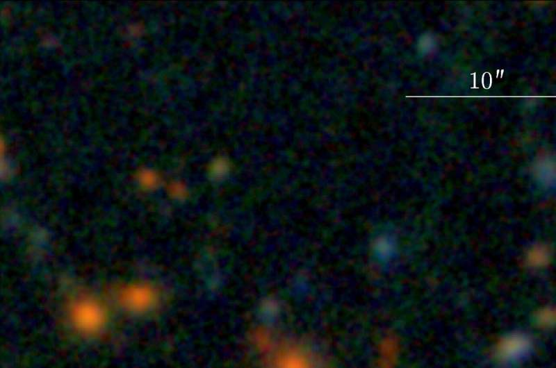 Students discover bright lensed galaxy in the early universe