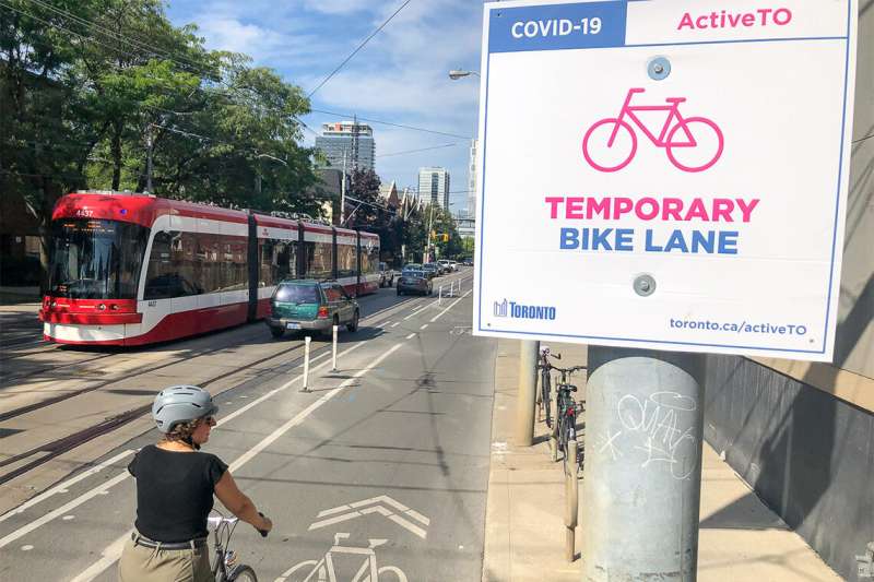 Toronto’s COVID-19 bike lane expansion boosted access to jobs, retail, study finds