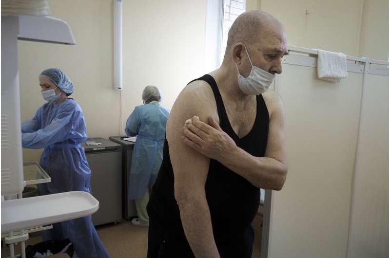 Russia's COVID-19 vaccination drive slowly picking up speed