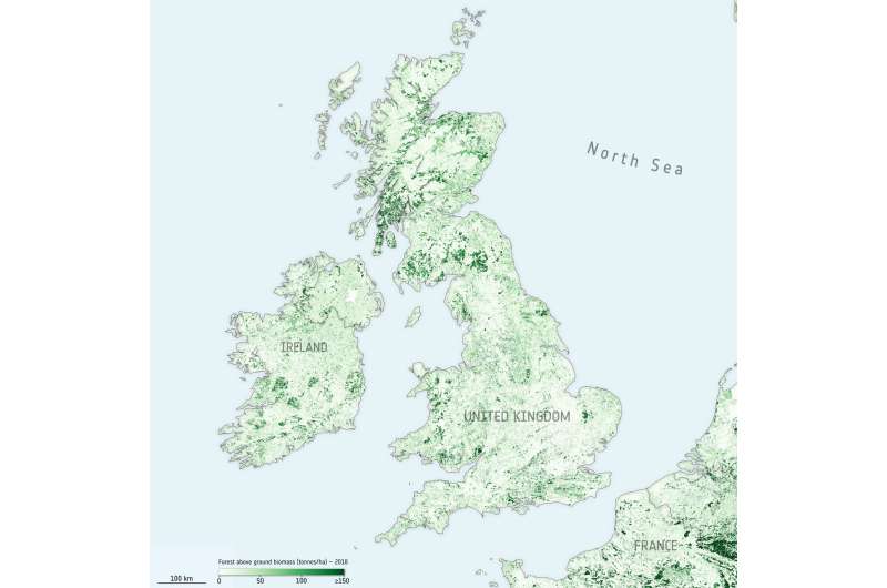Maps to improve forest biomass estimates