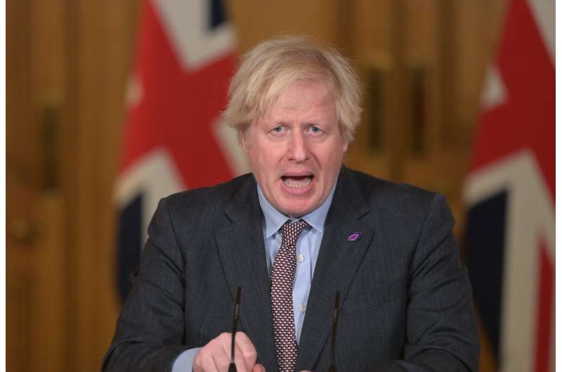 UK's Johnson hopes schools in England can reopen on March 8