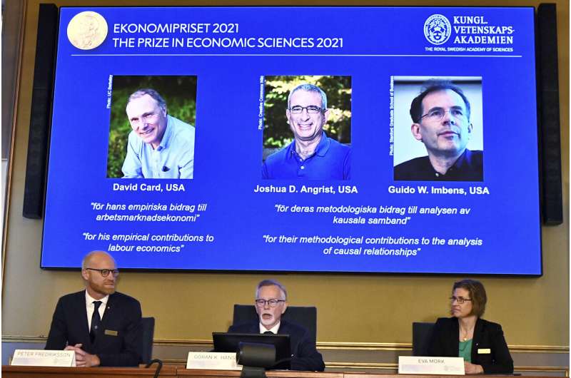 3 US-based economists win Nobel for research on wages, jobs