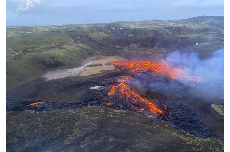 Eruption of Iceland volcano easing, not affecting flights