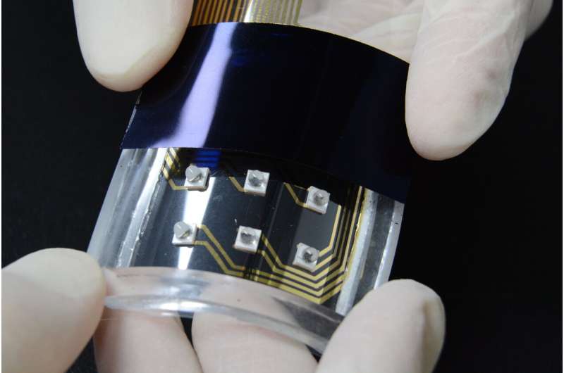 ETRI develops a haptic film activated by LEDs