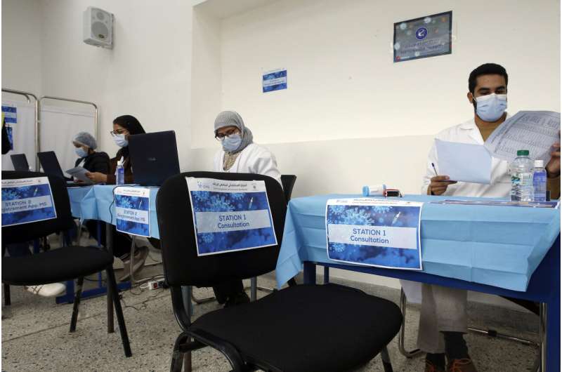 Morocco starts vaccinating medics en masse against virus