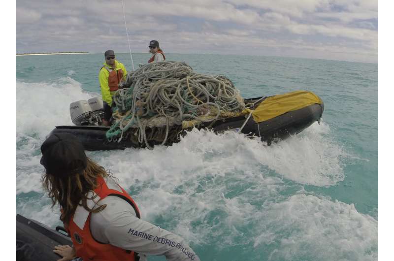 Expedition hauls tons of plastic out of remote Hawaii atolls