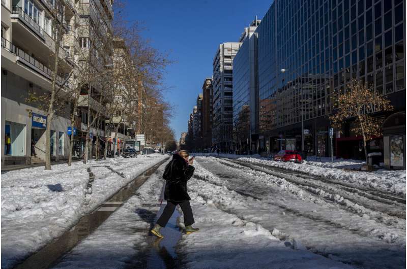 Cold snap brings Spain lowest temperatures in 20 years