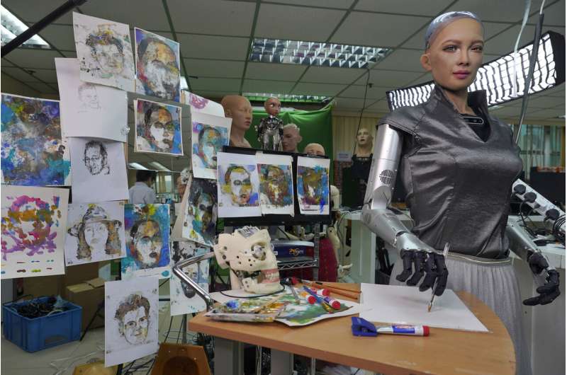 Robot artist sells art for $688,888, now eyeing music career