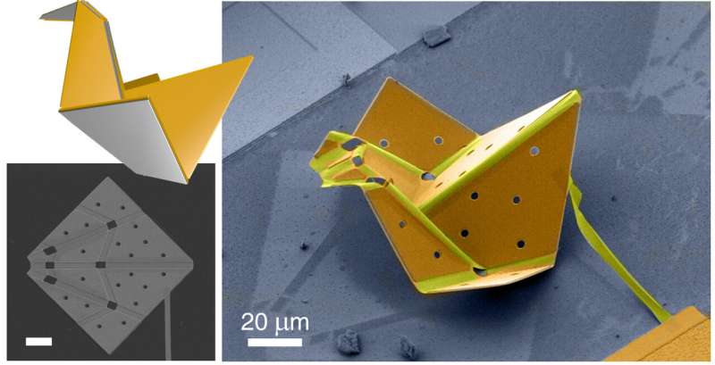 Nanotech scientists create world's smallest origami bird