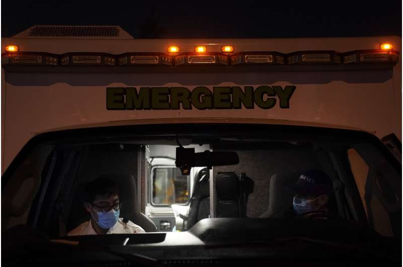 In ambulances, an unseen, unwelcome passenger: COVID-19