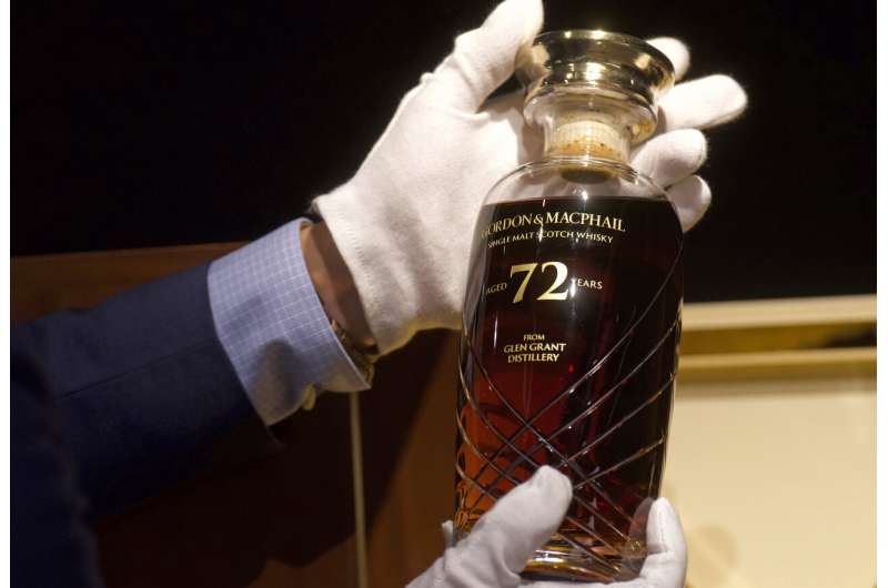 72-year-old Scotch whisky fetches over $54,000 in auction