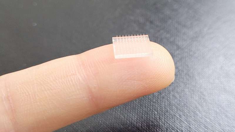 A 3D printed vaccine patch offers vaccination without a shot