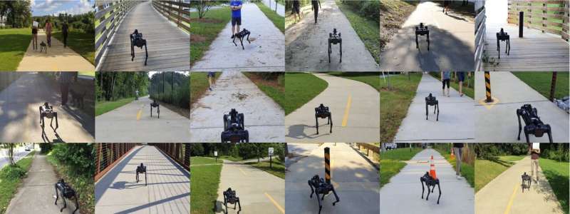 A new robot capable of efficiently navigating sidewalks in urban areas