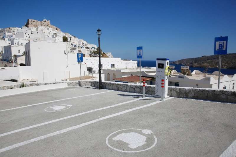 A project partly funded by Volkswagen aims to replace the island of Astypalea's cars with electric vehicles.