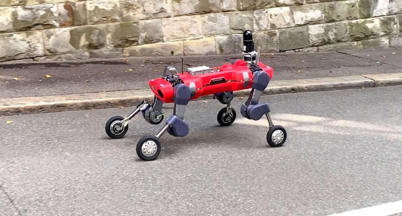 A wheeled car, quadruped and humanoid robot: Swiss-Mile Robot from ETHZurich