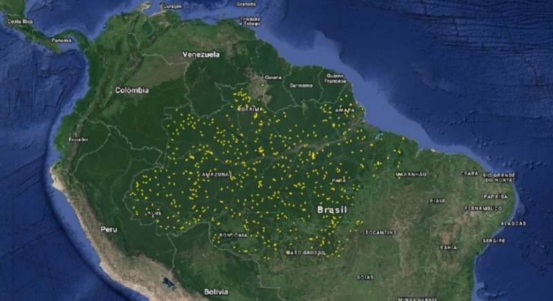 Airborne laser scanning of gaps in Amazon rainforest helps explain tree mortality
