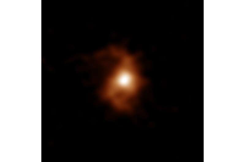 ALMA discovers the most ancient galaxy with spiral morphology