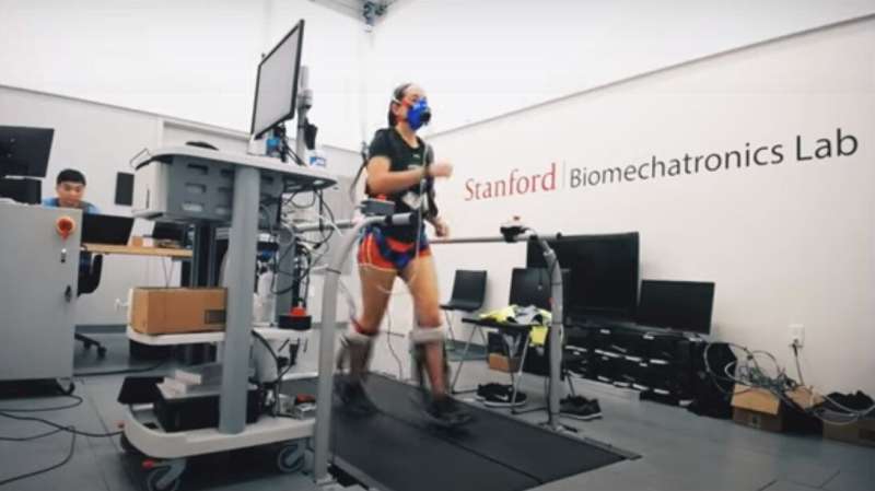 Ankle exoskeleton enables faster walking