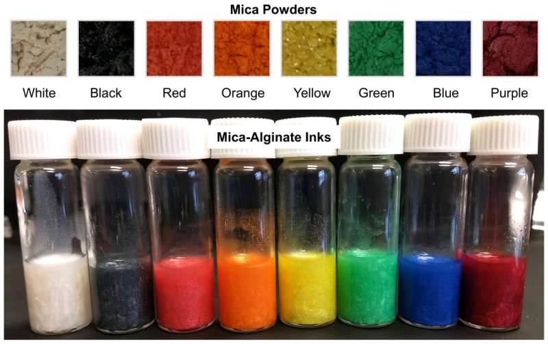ArtSea Ink: a colorful, seaweed-based ink for 3D printing
