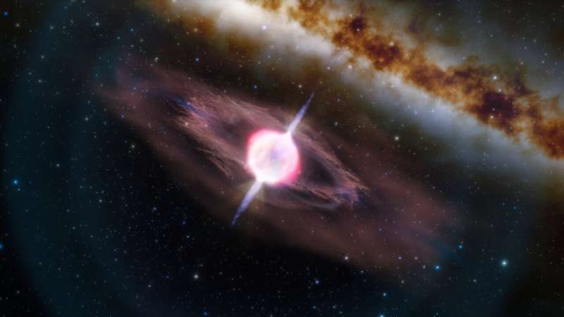 Astronomers uncover briefest supernova-powered gamma-ray burst