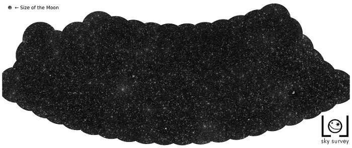 Astronomers publish map showing 25,000 supermassive black holes