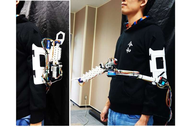 AugLimb: a compact robotic limb to support humans during everyday activities